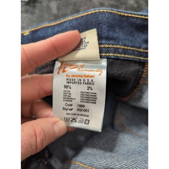 Citizens of Humanity Low Rise Flair Jeans women's size 29 dark wash Ingrid 002‎ - Picture 9 of 10